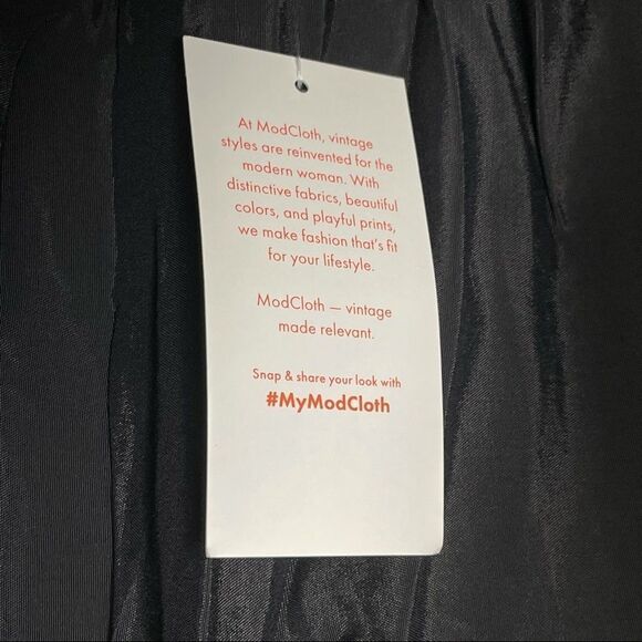 Modcloth Black Simplistic Skater Mini Skirt Plus Size 2X NWT - Picture 7 of 8